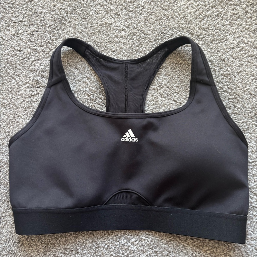 Adidas Women's Black Sports Bra size small